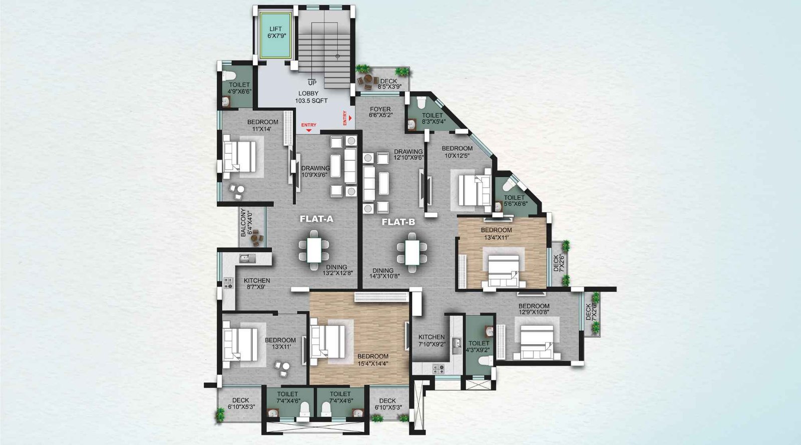 Anjali-Fusion-2nd-4th-floor-plan